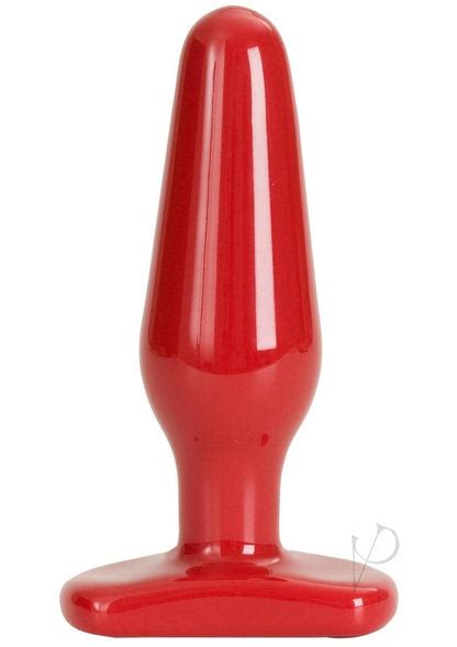 red butt plug|Red Boy Medium Butt Plug